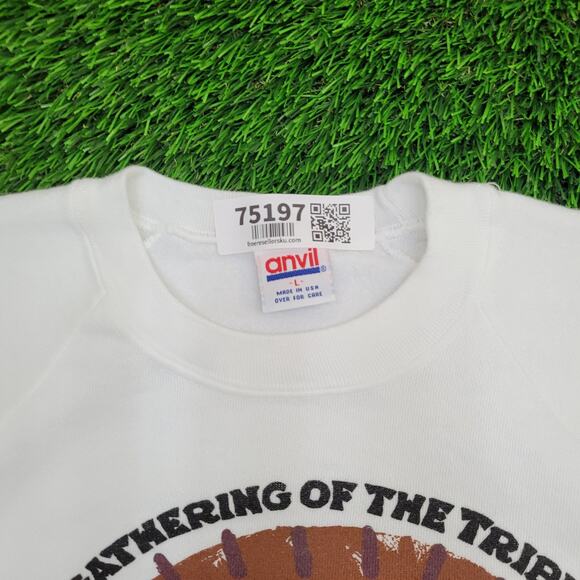 Vintage 90s Anvil Sweatshirt Womens Large 20x24 Amphitheatre - Picture 11 of 13